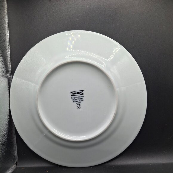 Ikea Promenade Hot Air Balloon Patterned Salad Plate Made in Turkey Set of 2 - Picture 4 of 6